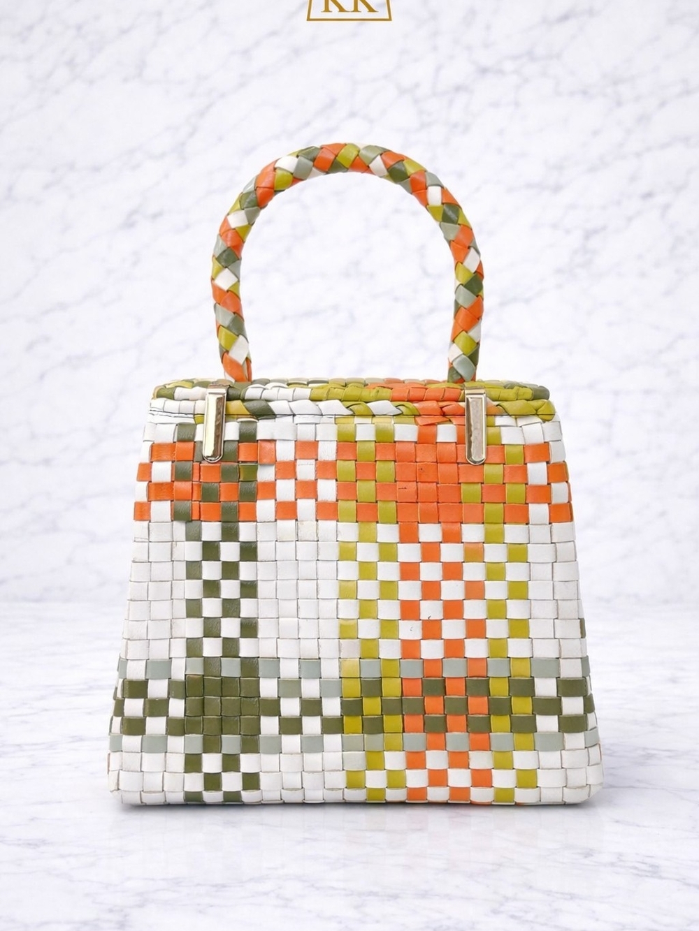 Salvatore Ferragamo Intrecciato Gancini Handbag - Picture 2 of 3